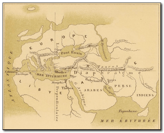 Cartografia, Grécia Antiga