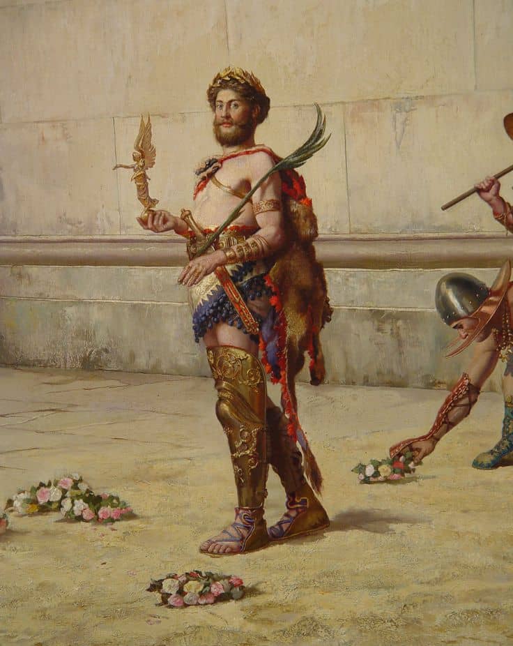 Commodus, gladiador romano