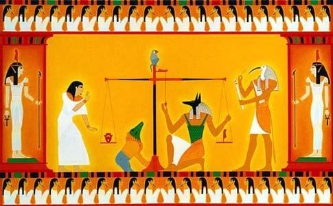 Pintura pós-vida egípcia