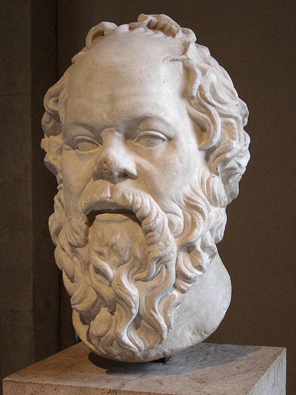 Filósofo grego Socrates, Louvre