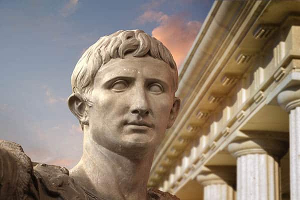 Estátua de Júlio César Augusto em Roma