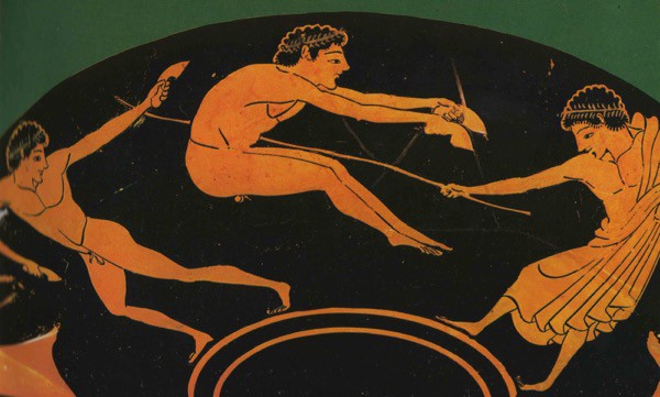 Saltar, Grécia antiga jogos