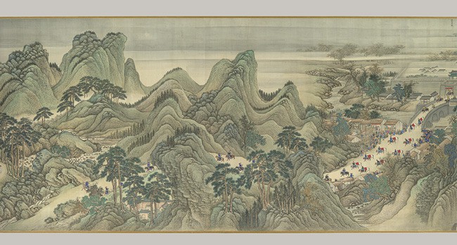 Pinturas de paisagens na China antiga