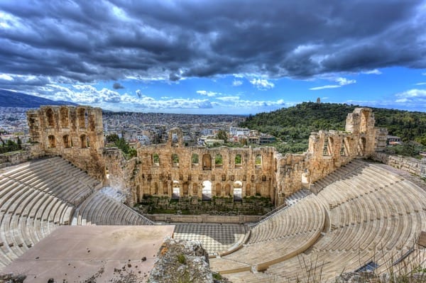 Odeon de Herodes Atticus, Acrópole