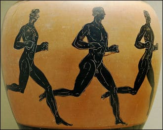 Corrida, antigos jogos da Grécia