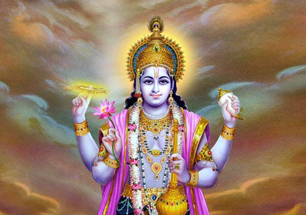 Vishnu, deus da trindade hindu