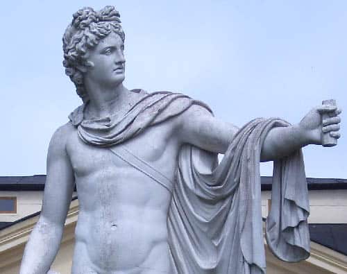 Apolo, o deus romano do sol, música e profecia