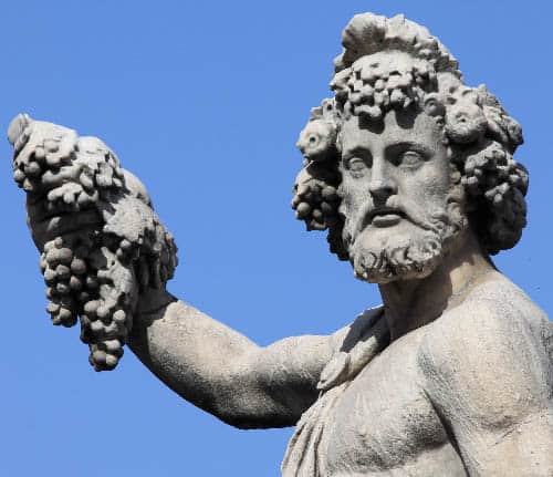 Baco, o deus romano do vinho e da fertilidade