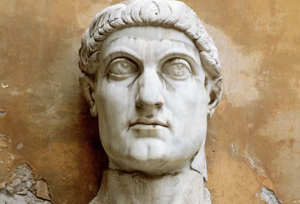 Constantino, líder romano e imperador