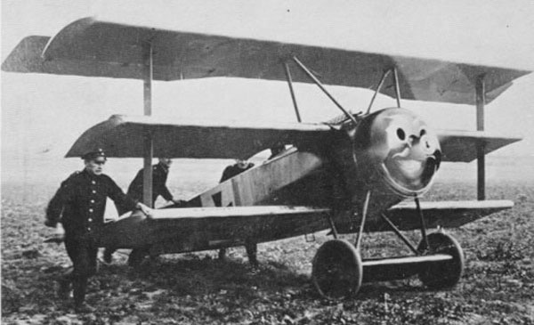 Primeira Guerra Mundial: Fokker Triplane