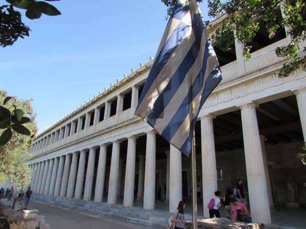 Stoa de Attalos, Agora