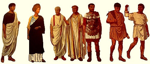 Roupas antigas de Roma