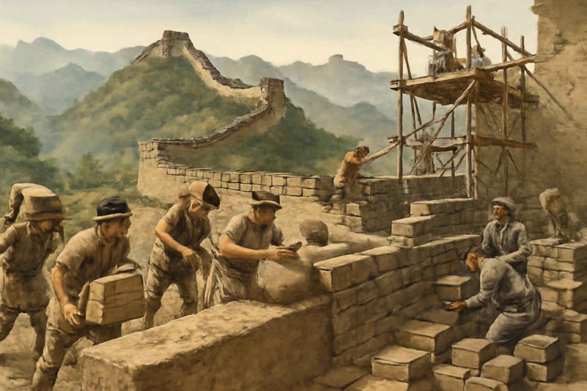 Materiais e técnicas de construção da Grande Muralha da China antiga
