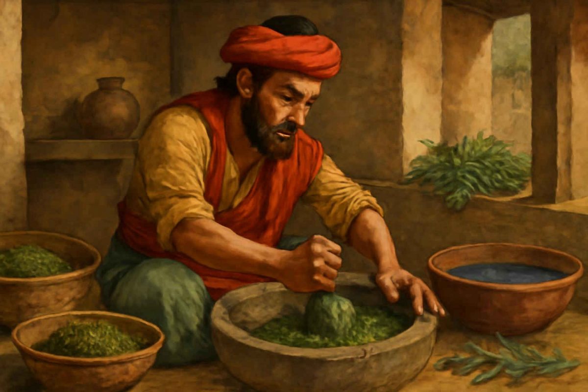 Tinturas Naturais na Índia Antiga: Processos, Aplicações e Comércio