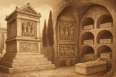 Arte Funerária na Roma Antiga: Catacumbas e Mausoléus Históricos