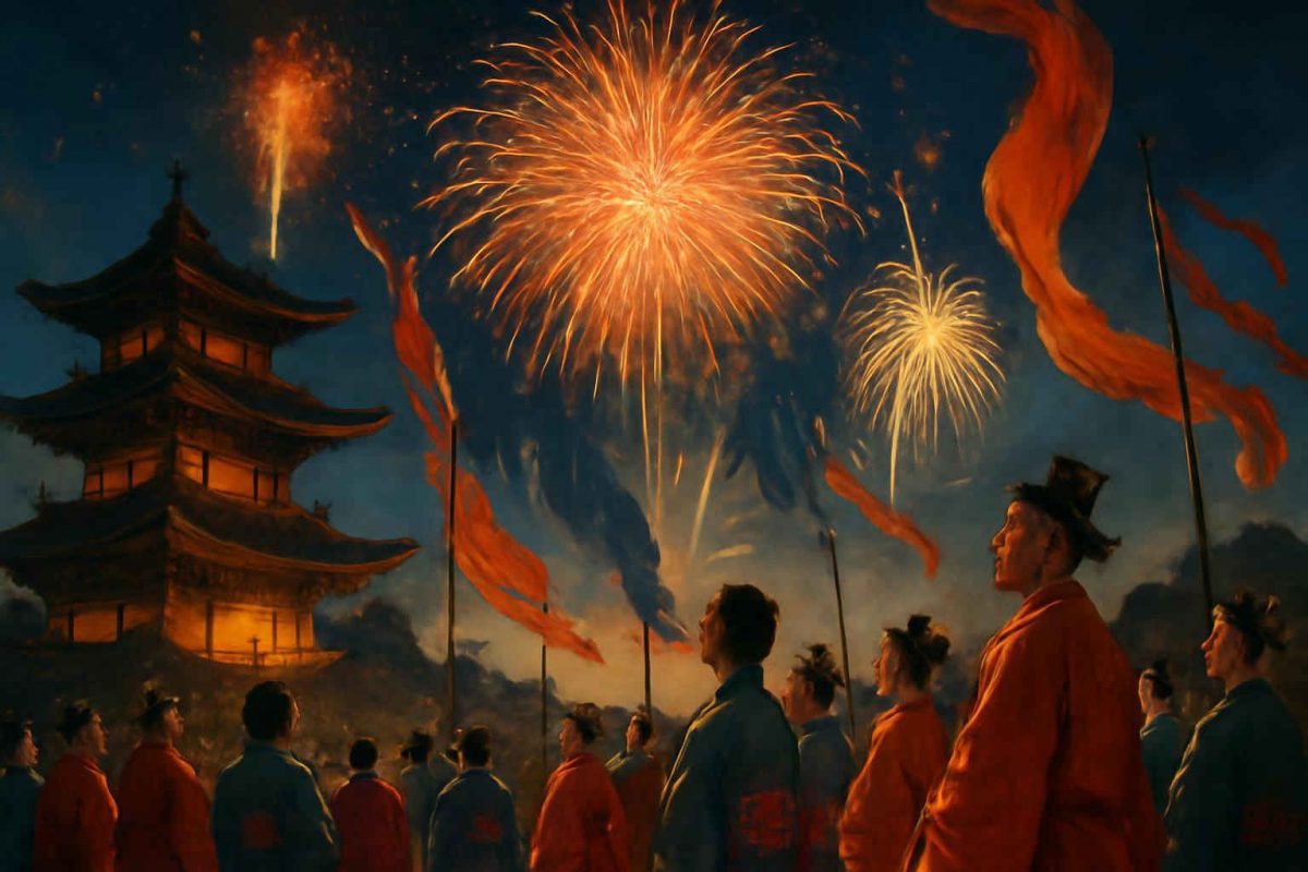 Fogos de Artifício na China Antiga: Invenção, Evolução e Impacto Cultural
