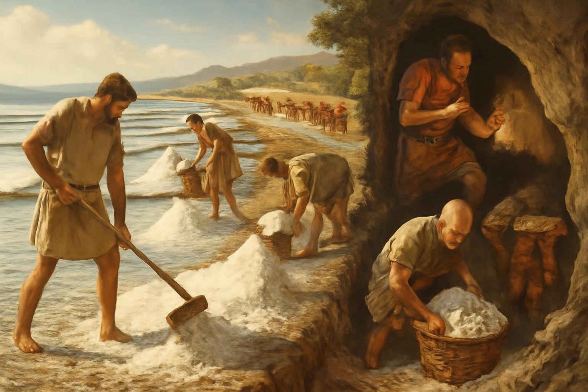 Produção de Sal na Roma Antiga: Métodos, Transporte e Impacto Econômico