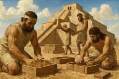Técnicas de Construção com Tijolos de Lama na Mesopotâmia Antiga