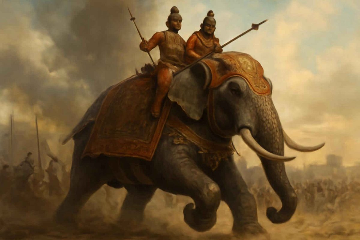 Elefantes de Guerra no Império Maurya: Treinamento, Táticas e Legado