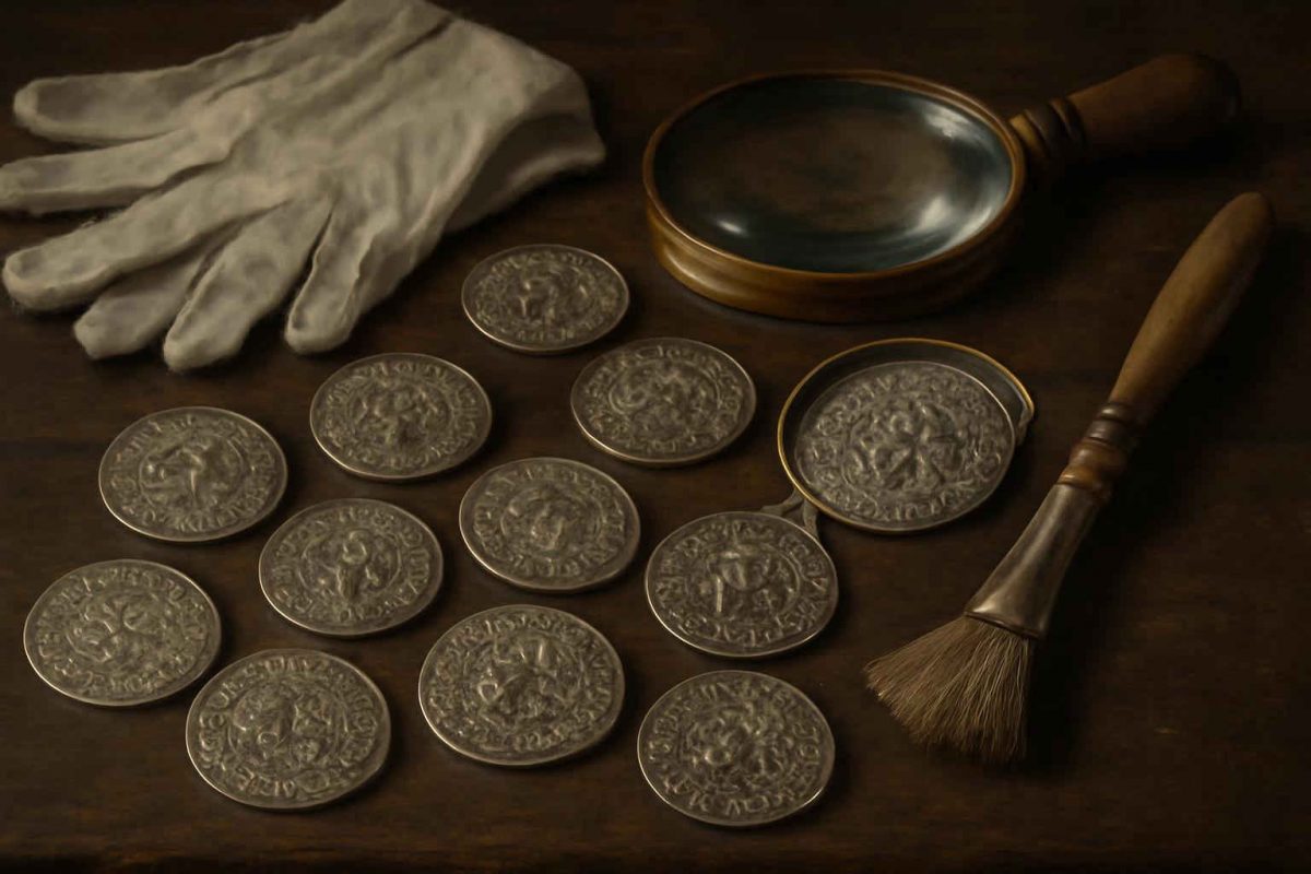 Como autenticar e conservar moedas do Império Gupta: guia completo
