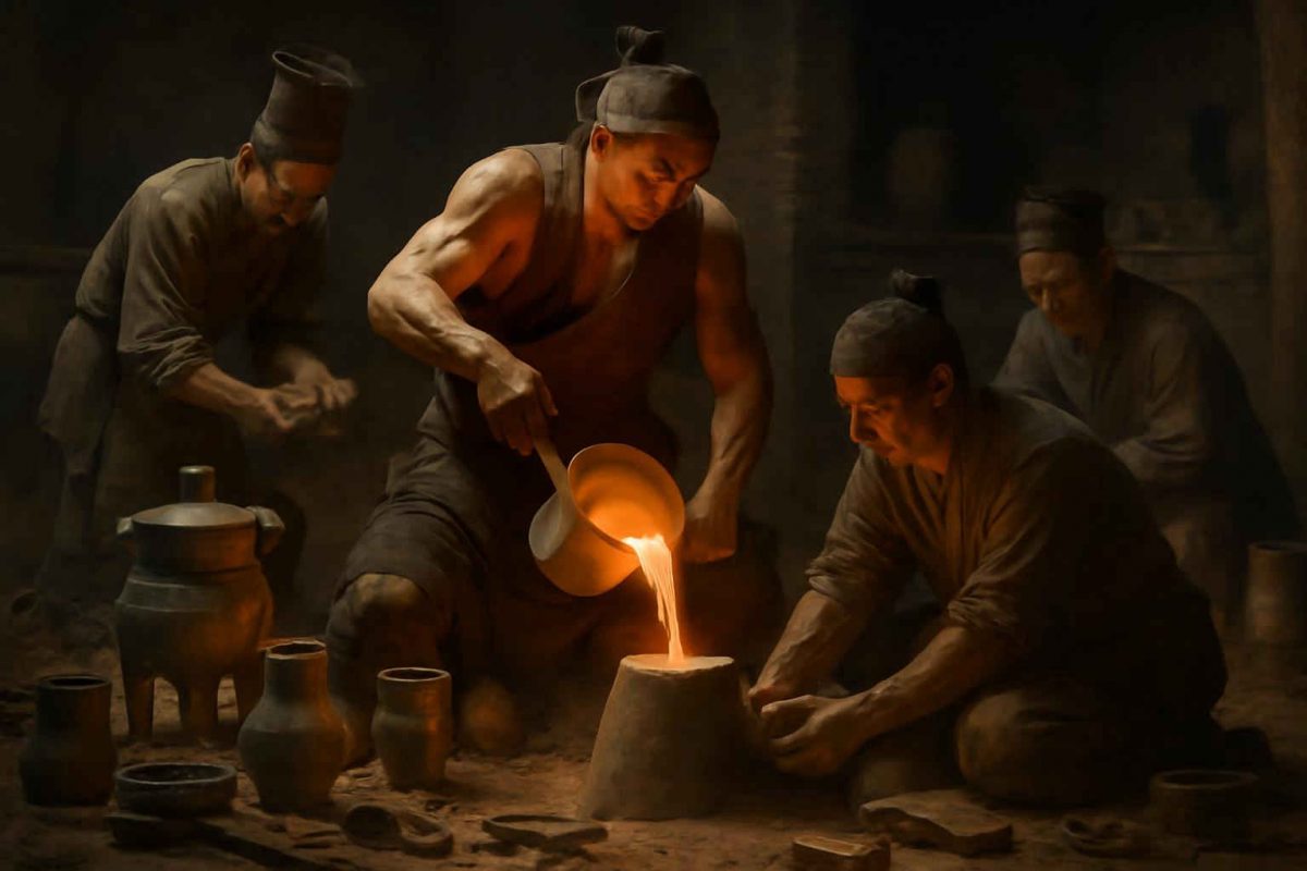 Metalurgia do Bronze na China Antiga: Técnicas, Processos e Legado