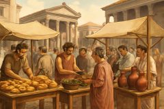 Comida de Rua na Roma Antiga: Tabernae, Pratos Populares e Legado