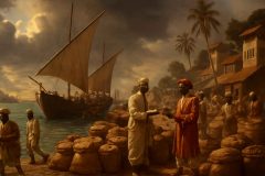 Logística e Portos da Rota das Especiarias na Índia Antiga