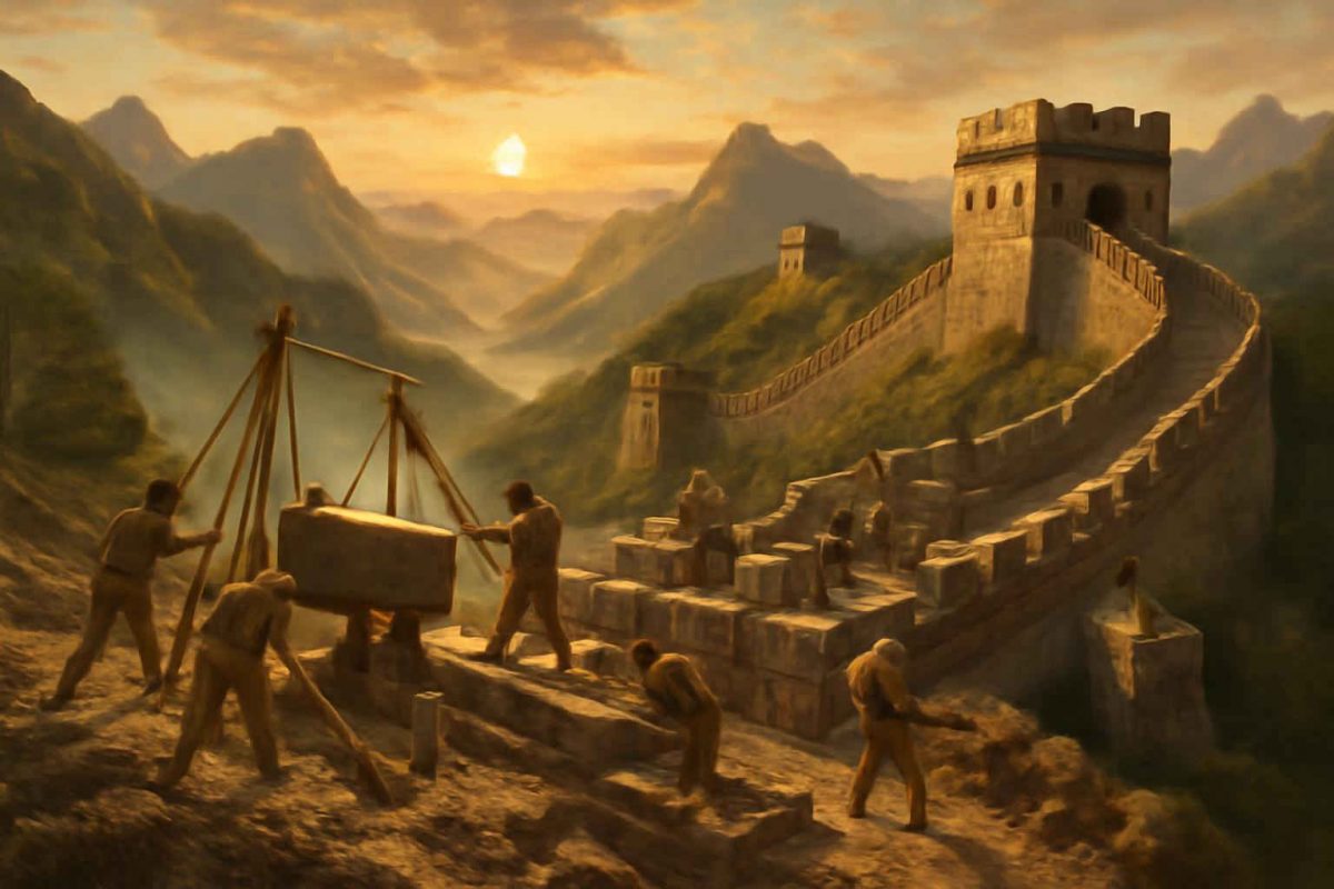 Técnicas de Construção e Estratégias de Defesa da Grande Muralha da China