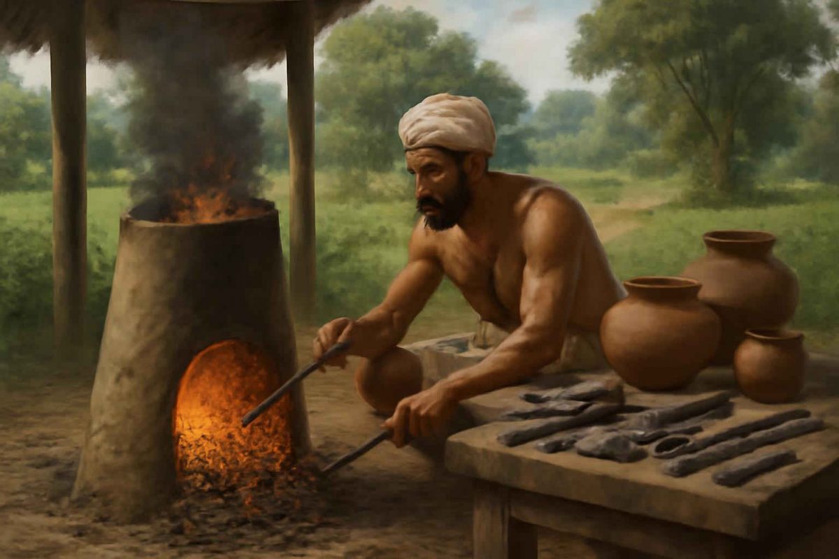 Técnicas de Fundição de Ferro na Índia Antiga: Fornos, Processos e Legado