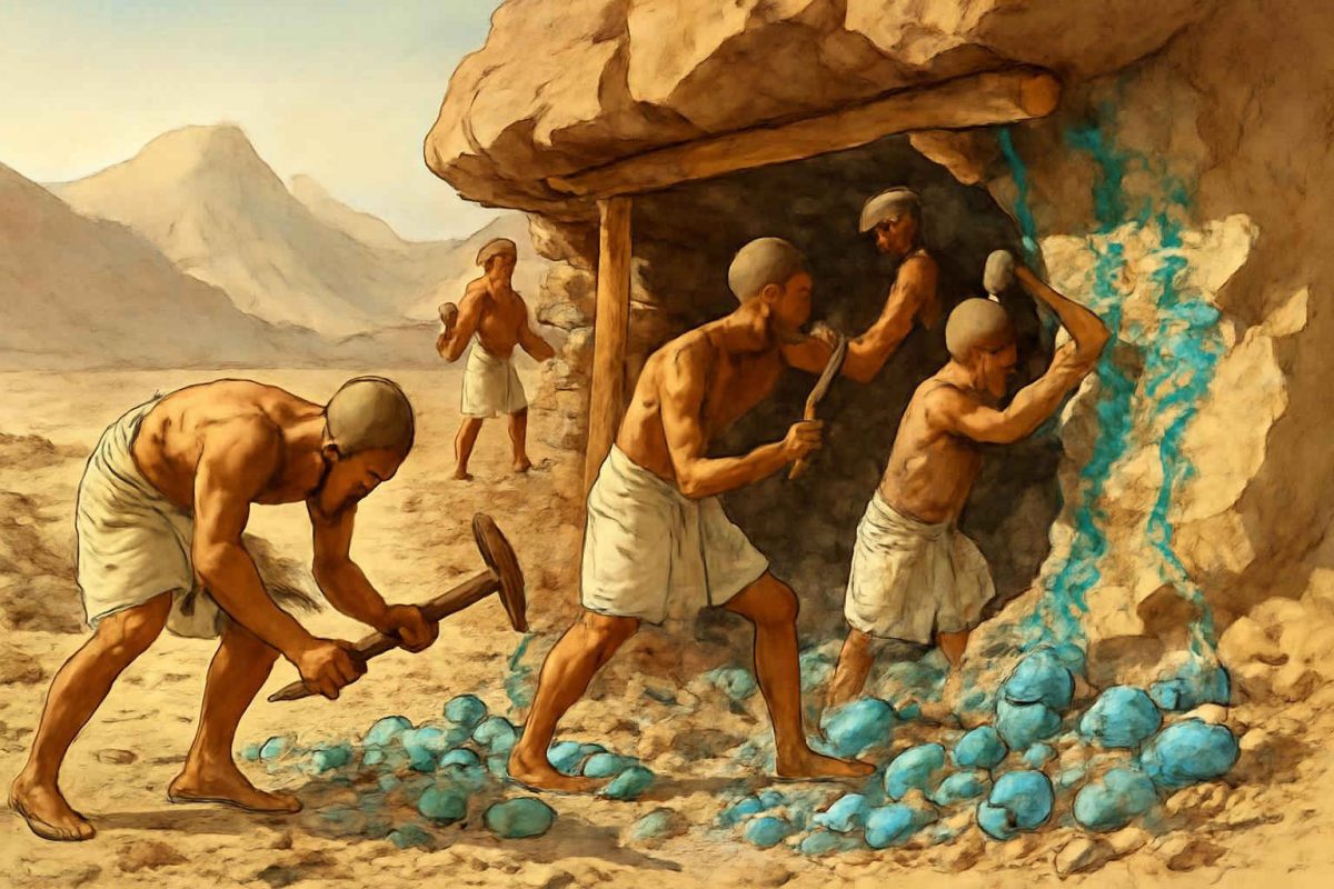Mineração de Turquesa no Egito Antigo: Técnicas, Rotas e Legado