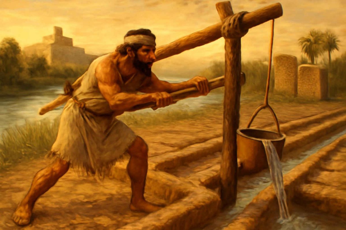 Shaduf na Mesopotâmia Antiga: Técnicas de Elevação de Água e Legado