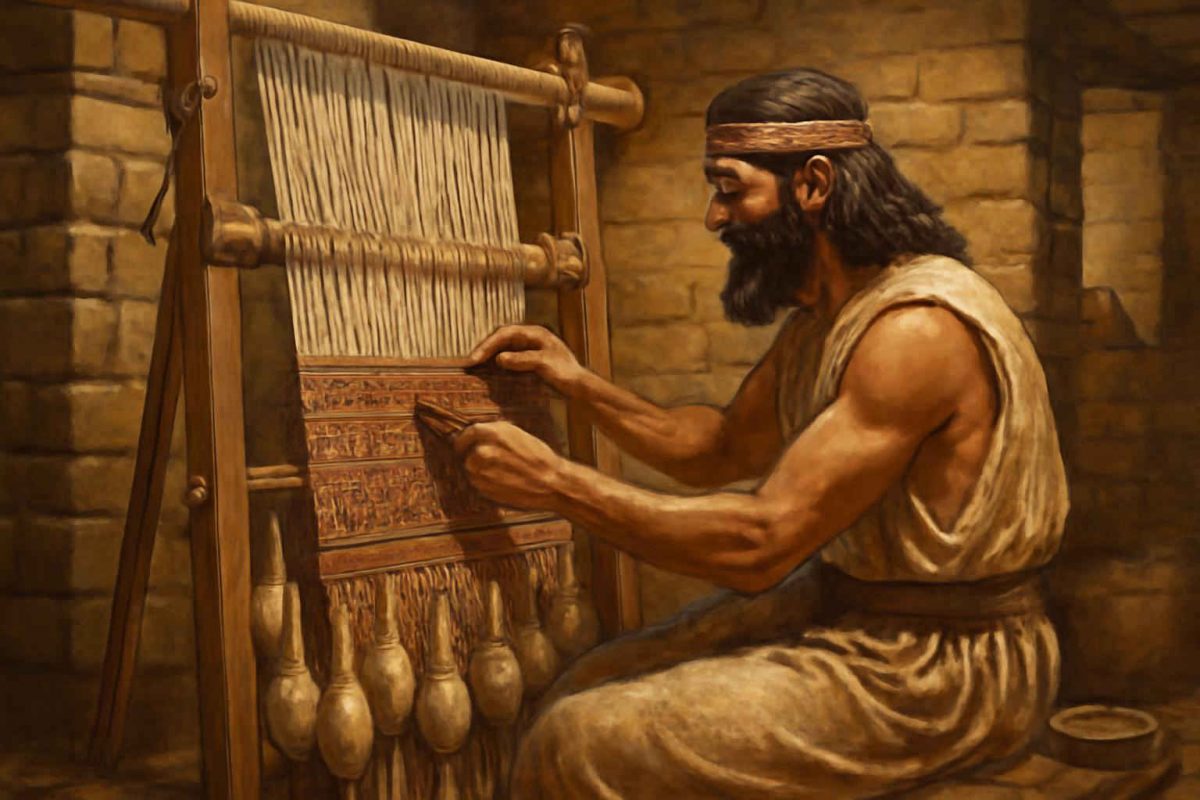 Tecelagem na Mesopotâmia Antiga: técnicas, fibras e legado têxtil