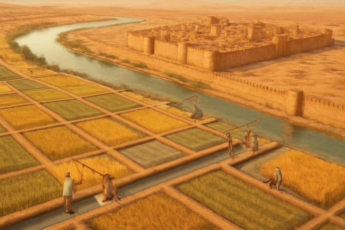 Canais de irrigação de Mari: a engenharia hidráulica da Mesopotâmia Antiga