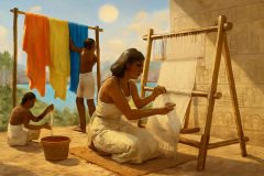 Têxteis no Egito Antigo: Produção, Técnicas e Simbolismo