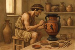 Técnicas de pintura cerâmica na Grécia Antiga: figuras negras e vermelhas