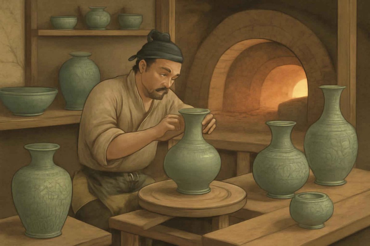 Cerâmica Celadon na Dinastia Song: Origem, Técnicas de Produção e Legado