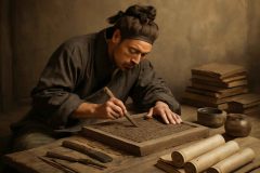 Impressão em Blocos de Madeira na China Antiga: Técnica e Legado