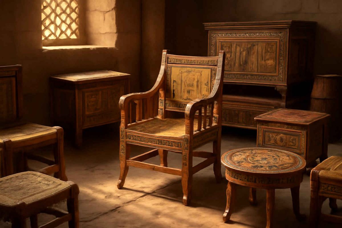 Mobília Doméstica no Egito Antigo: Tipos, Materiais e Simbologia