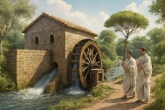 Moinhos de Água no Império Romano: Funcionamento, Uso e Legado