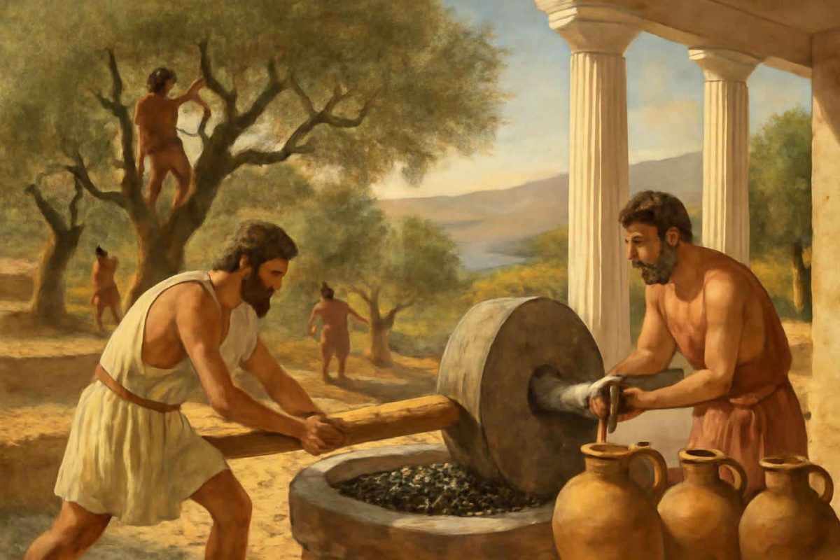 Produção de azeite na Grécia Antiga: técnicas, cultivo e legado econômico