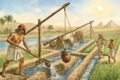 Sistemas de Irrigação no Egito Antigo: Técnicas Hidráulicas e Legado Agrário