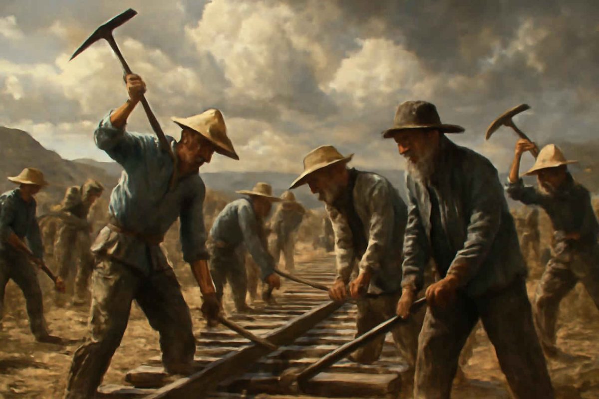 Trabalhadores chineses na construção da ferrovia transcontinental: condições e legado