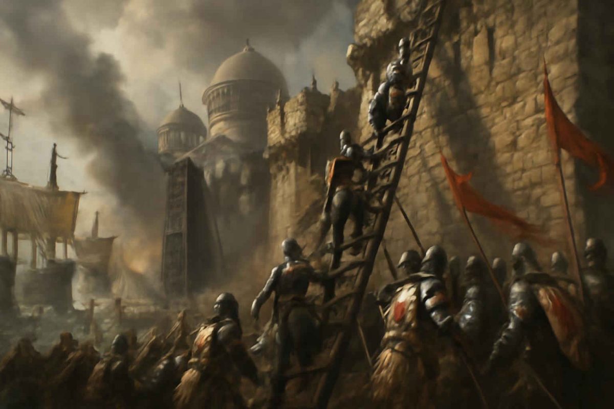 Cerco de Constantinopla de 1204: táticas, saque e legado