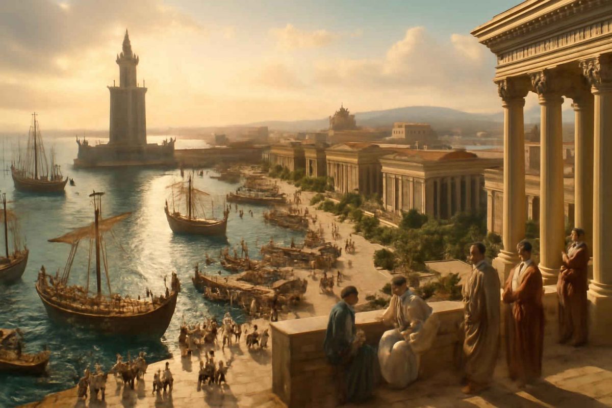 Alexandria Antiga: por que a cidade se tornou um centro de saber, comércio e poder no mundo helenístico