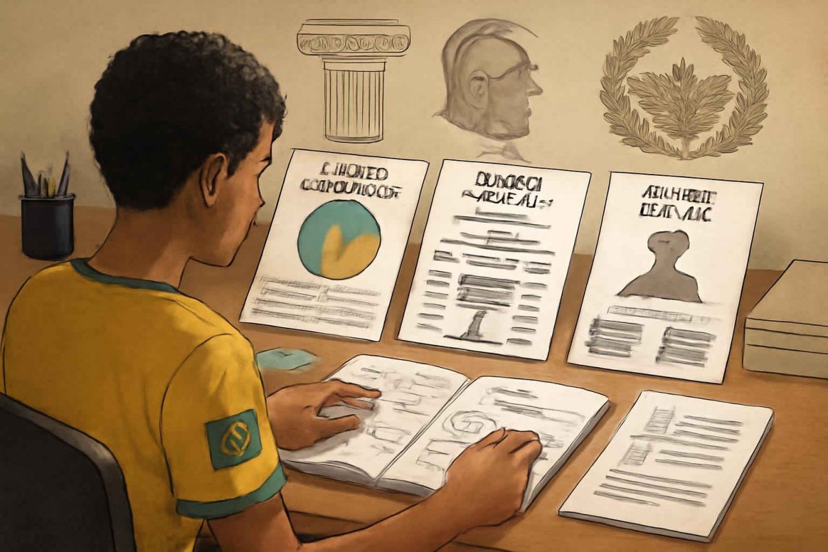 Como comparar democracia ateniense, República Romana e Império Romano em provas: critérios para não confundir participação, poder e cidadania