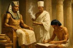 Como comparar faraó, sacerdote e escriba em provas de Egito Antigo: critérios para não confundir poder, religião e administração