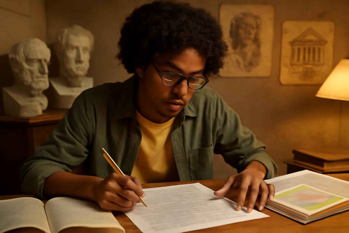 Como diferenciar filosofia estoica, epicurismo e cinismo em provas e redações sem confundir ética, felicidade e vida prática