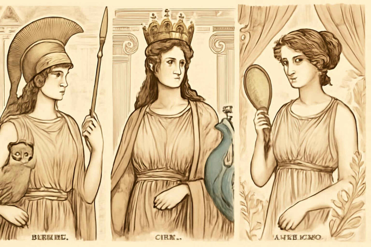 Como diferenciar Atena, Hera e Afrodite em provas e redações sem confundir poder, símbolo e papel nos mitos
