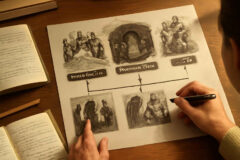 Como diferenciar deuses olímpicos, deuses ctônicos e titãs em redações e seminários sem confundir origem, culto e função mítica