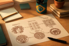 Como diferenciar Mito de Perseu, Mito de Hércules e Mito de Teseu em provas e redações sem confundir herói, desafio e função simbólica